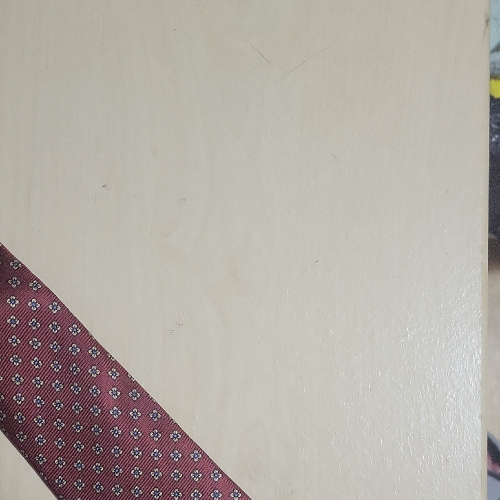 Polo by Ralph Lauren Burgundy Patterned Tie